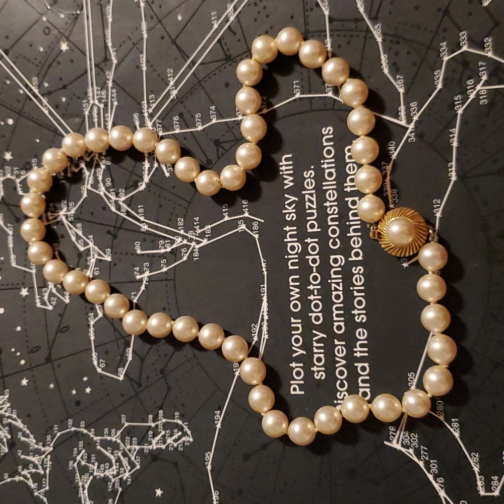 Majorica Pearl Necklace 16 Inches